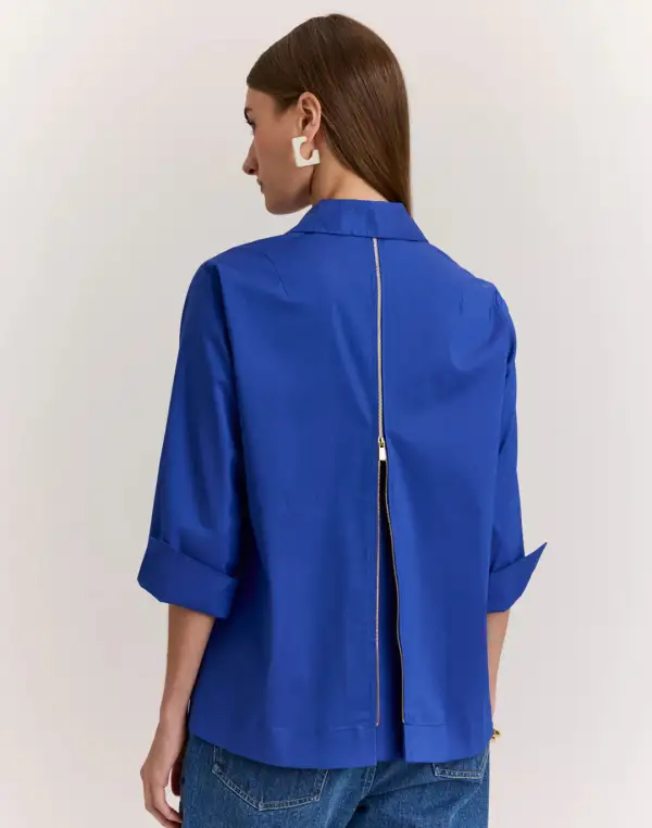 Clean Zip Front Top