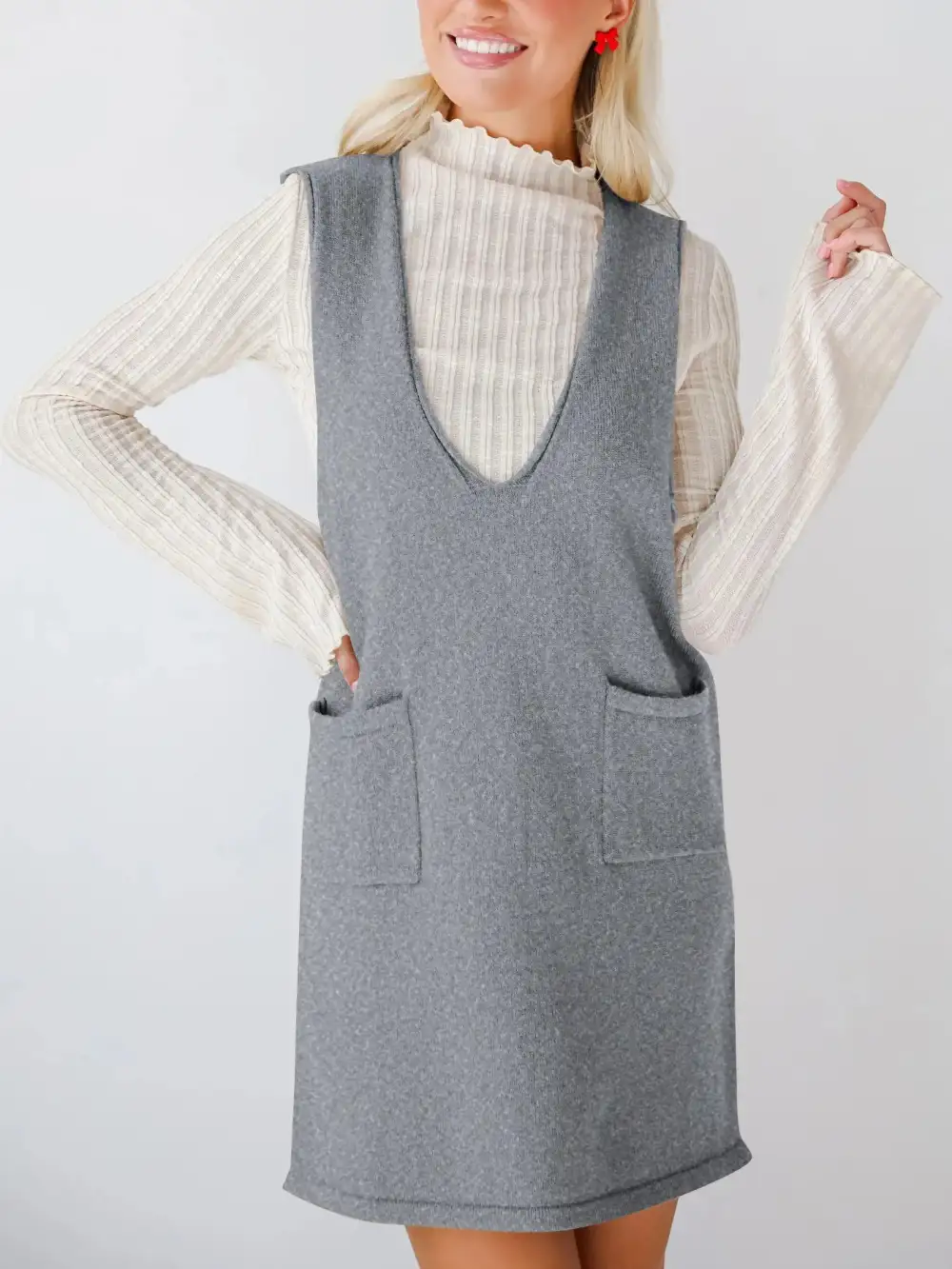 Sleeveless Knit Midi Dress