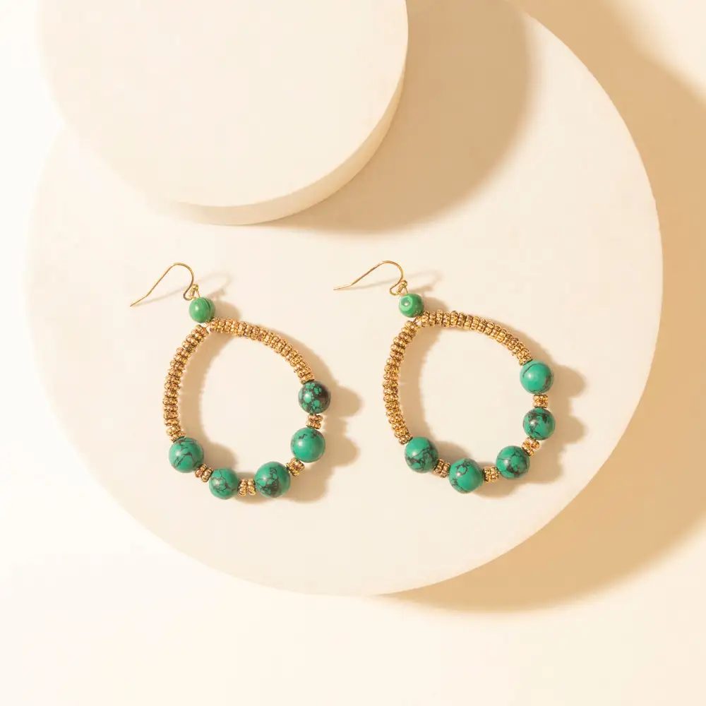 Delicate Timeless Artful Hoop Earrings
