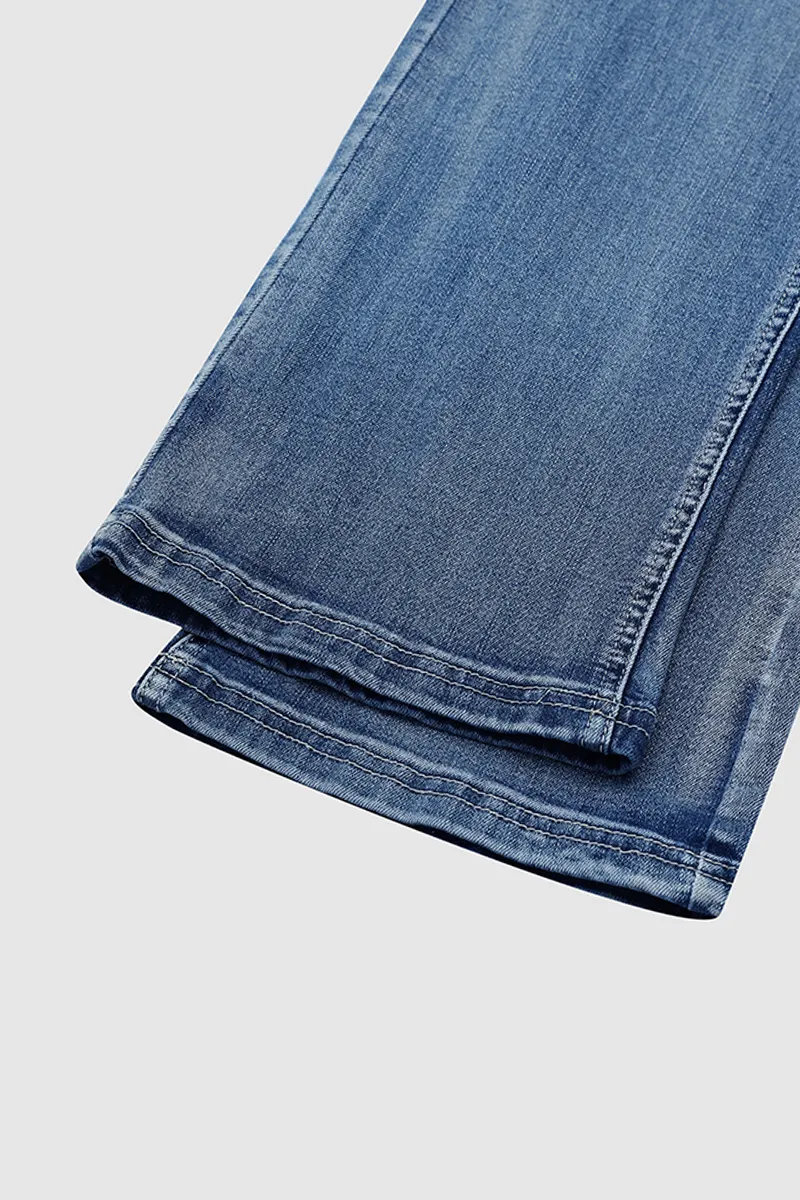 Low Waist Flare Leg Jeans