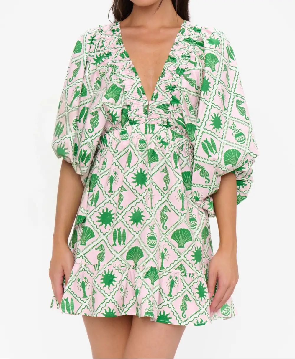 Tiered Seamed Dress