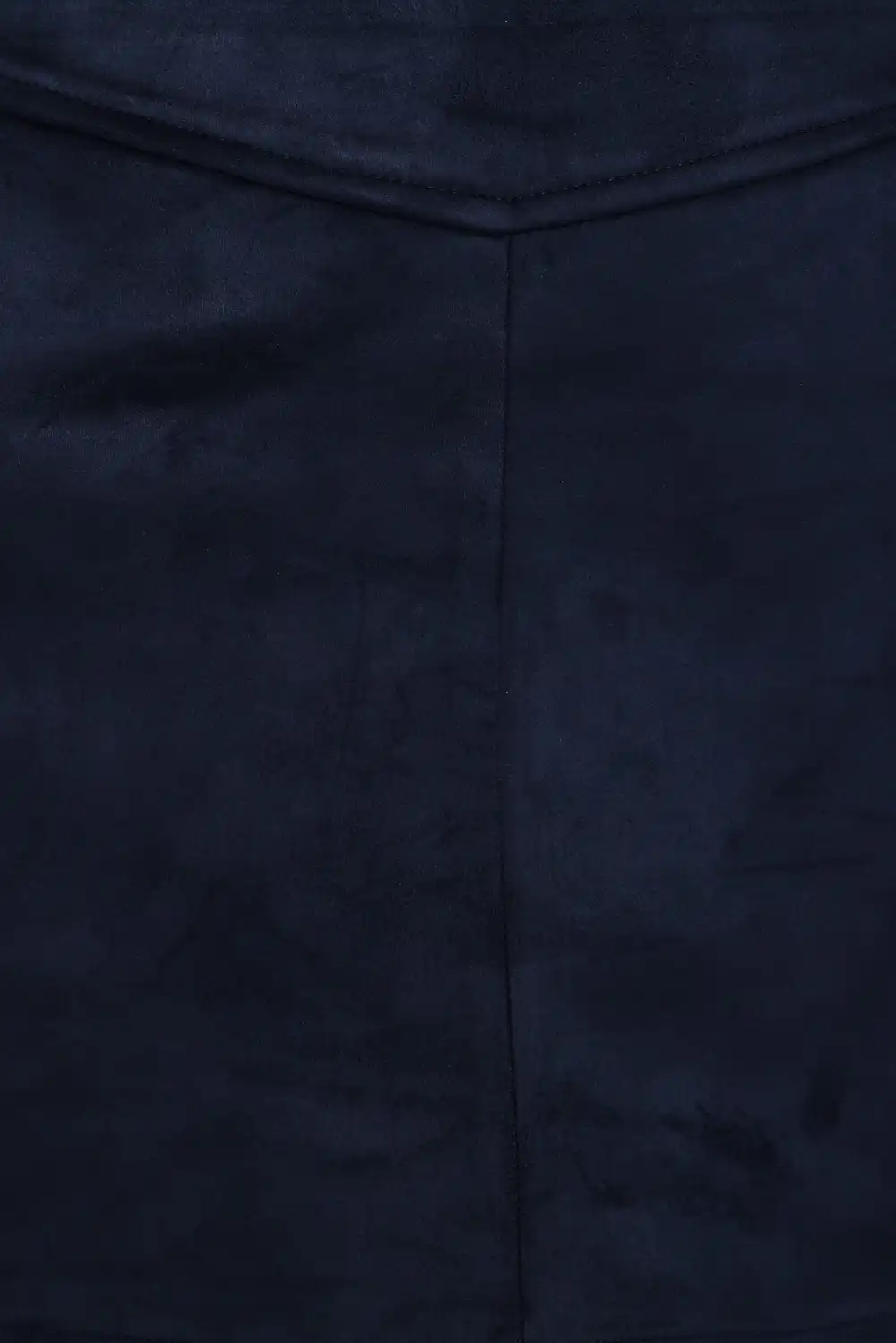 Faux Leather Faux Suede Leather Skirt