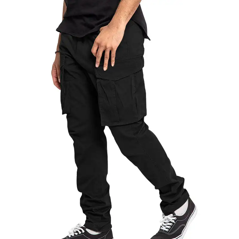 Men's Utilitarian Cargo Pants Pockets Leg