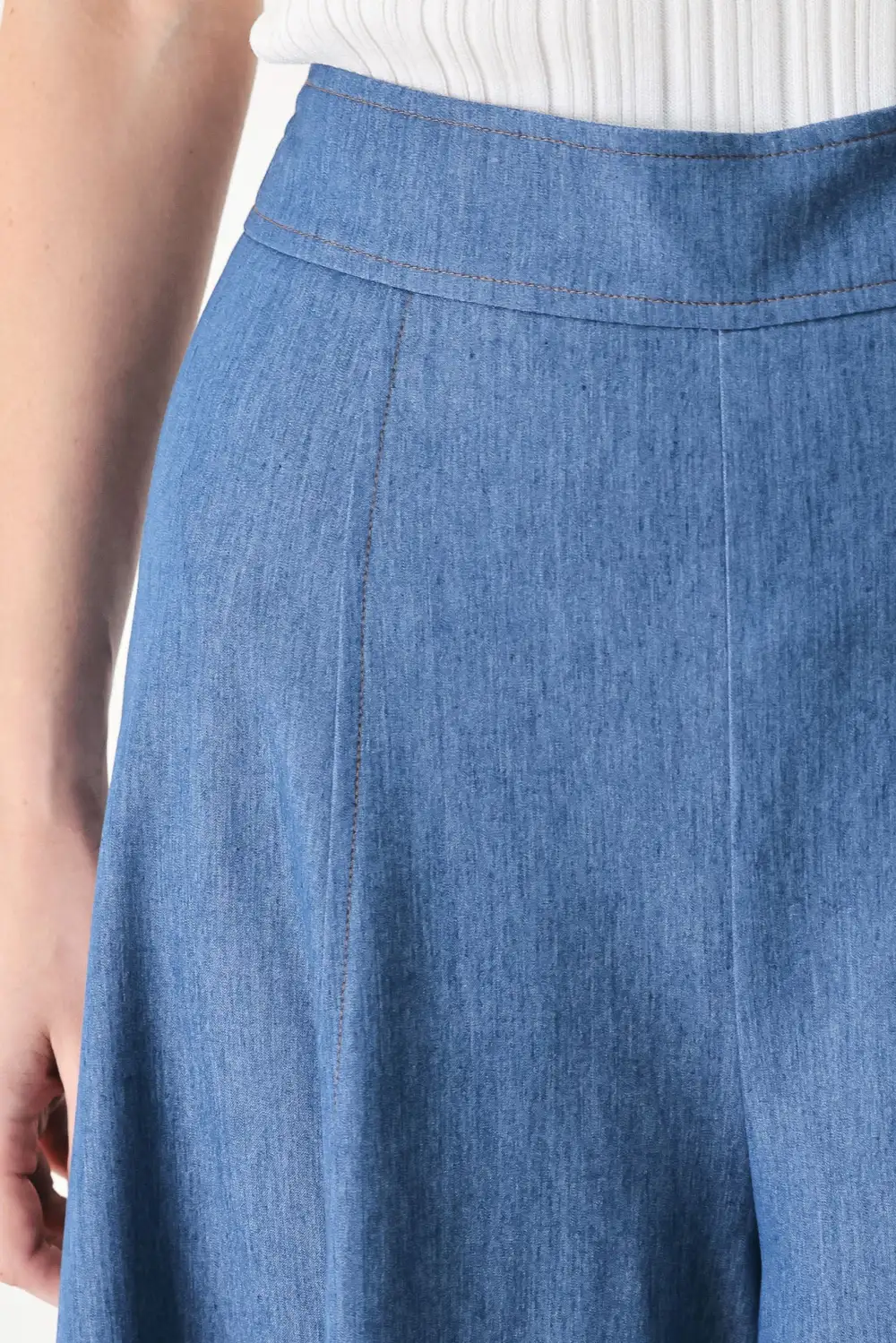 Sequin Wide Leg Casual Pants
