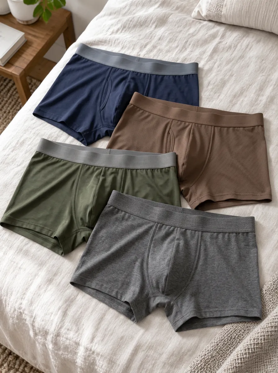 Men's Everyday Collection Basic Cotton Boxer Briefs Set