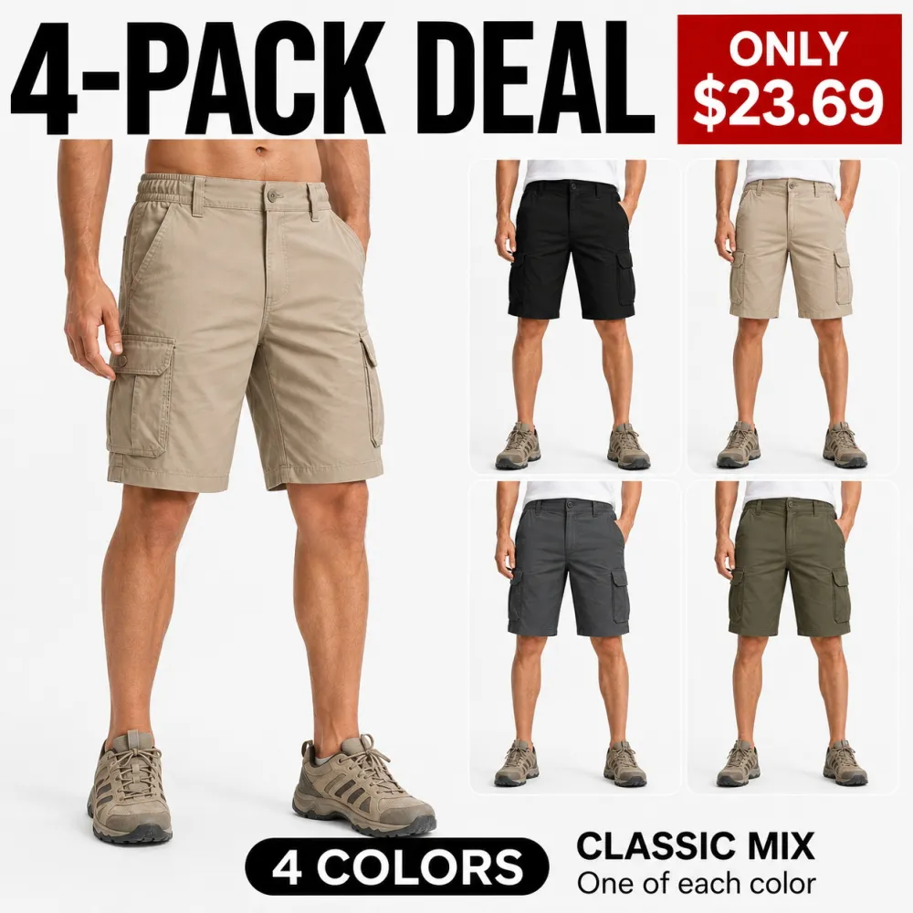 Men's Summer Tactical Outdoor Cargo Shorts