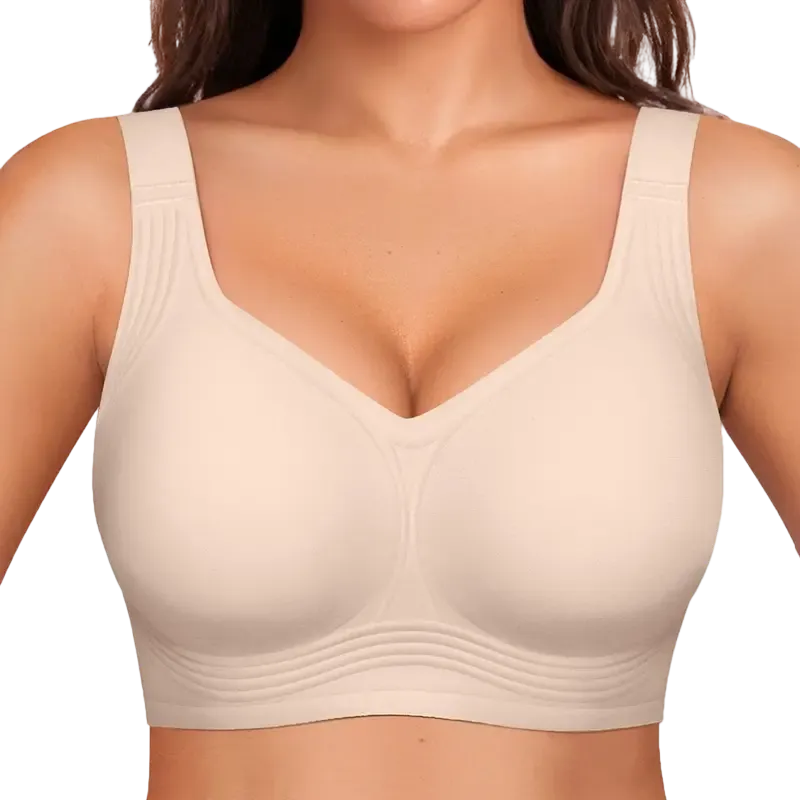 Women Jelly Wireless Womens Comfortable Wireless Bras Push Up Bralettes Seamless Tshirts Bras Deep V Everyday Bras