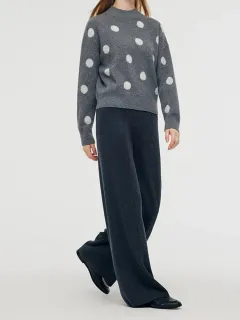 Wool Blend Sequins Women Sweater