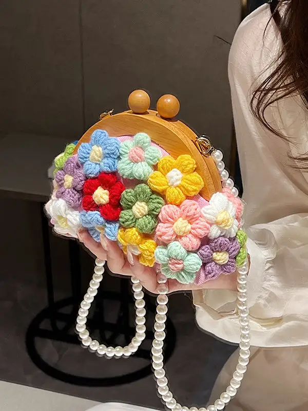 Woven Canvas Crossbody Bag