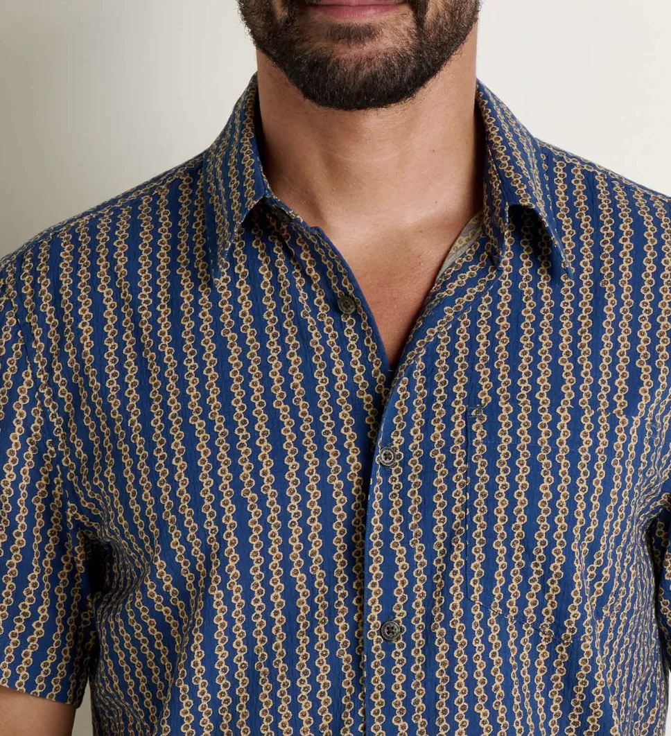 Vertical Stripe Men's Casual Shirt