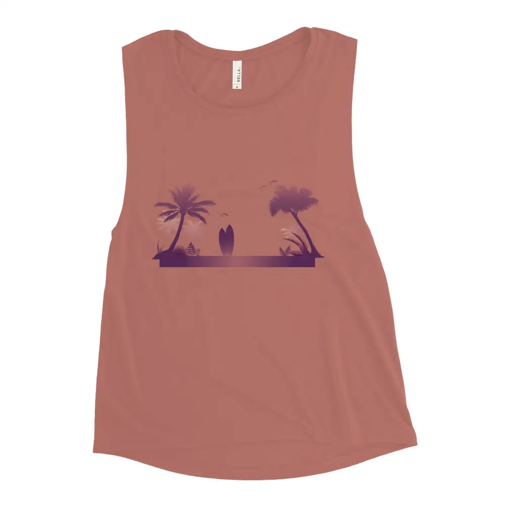 Ladies Muscle Tank Beach Tank Top