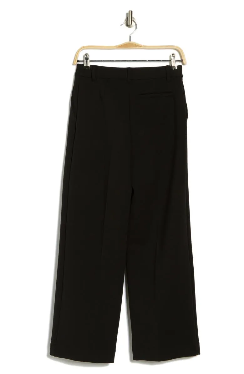 Textured Knit Ankle Pants