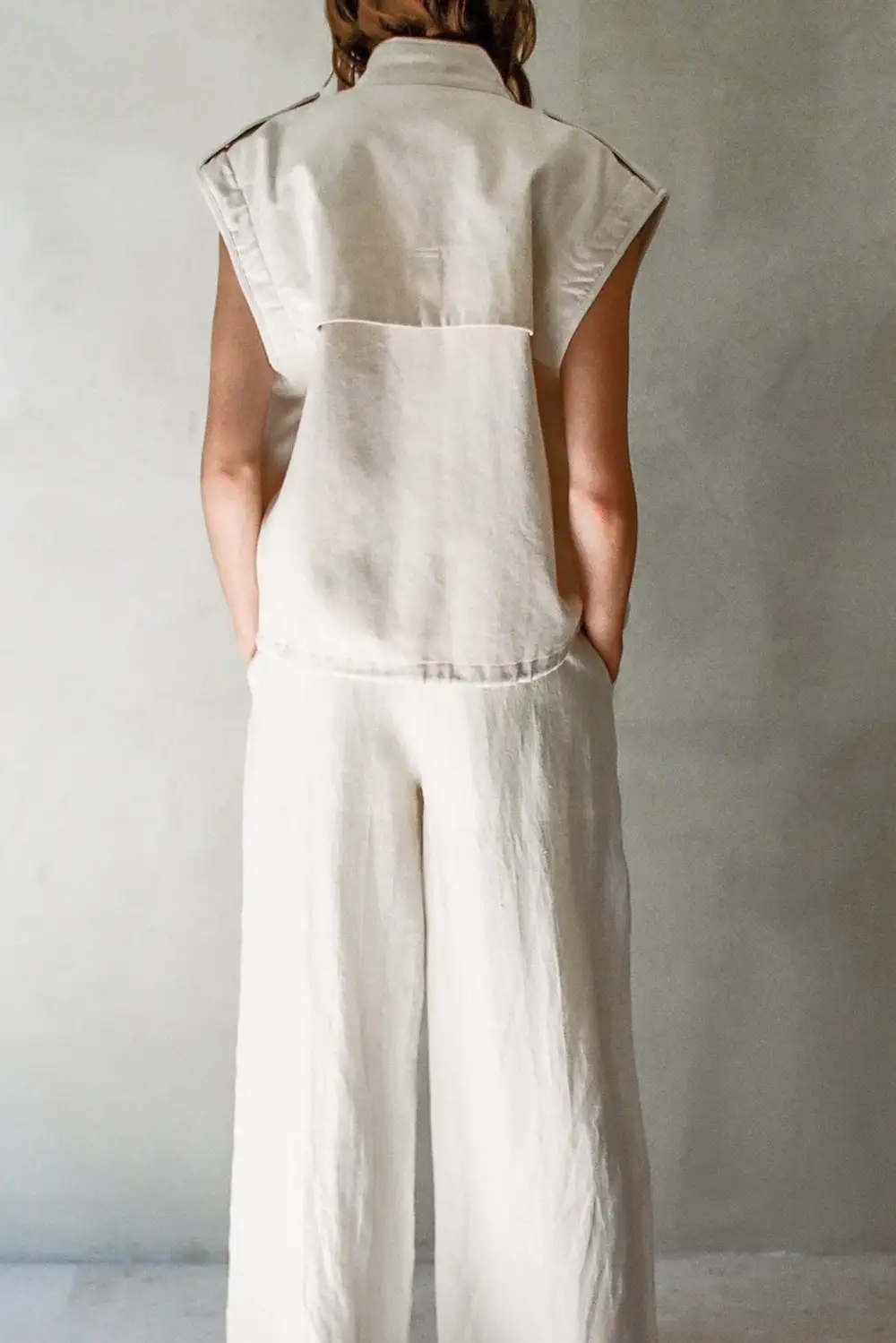Simple Cut Relaxed Soft Jacket