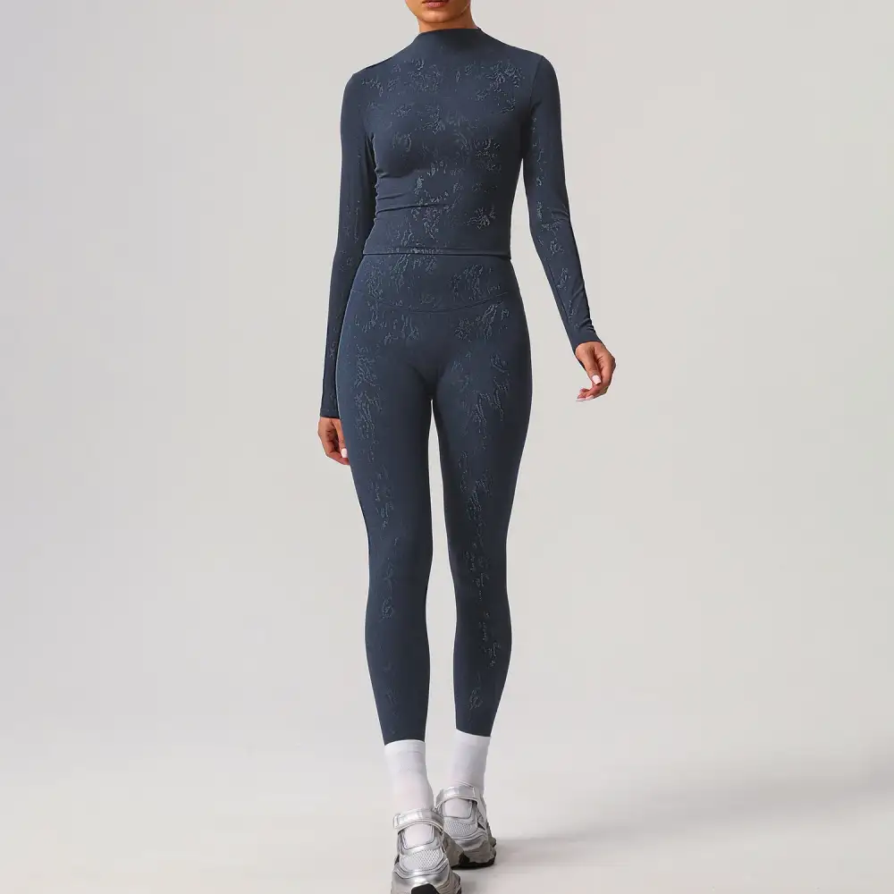 Long-Sleeve Yoga Activewear Active Set