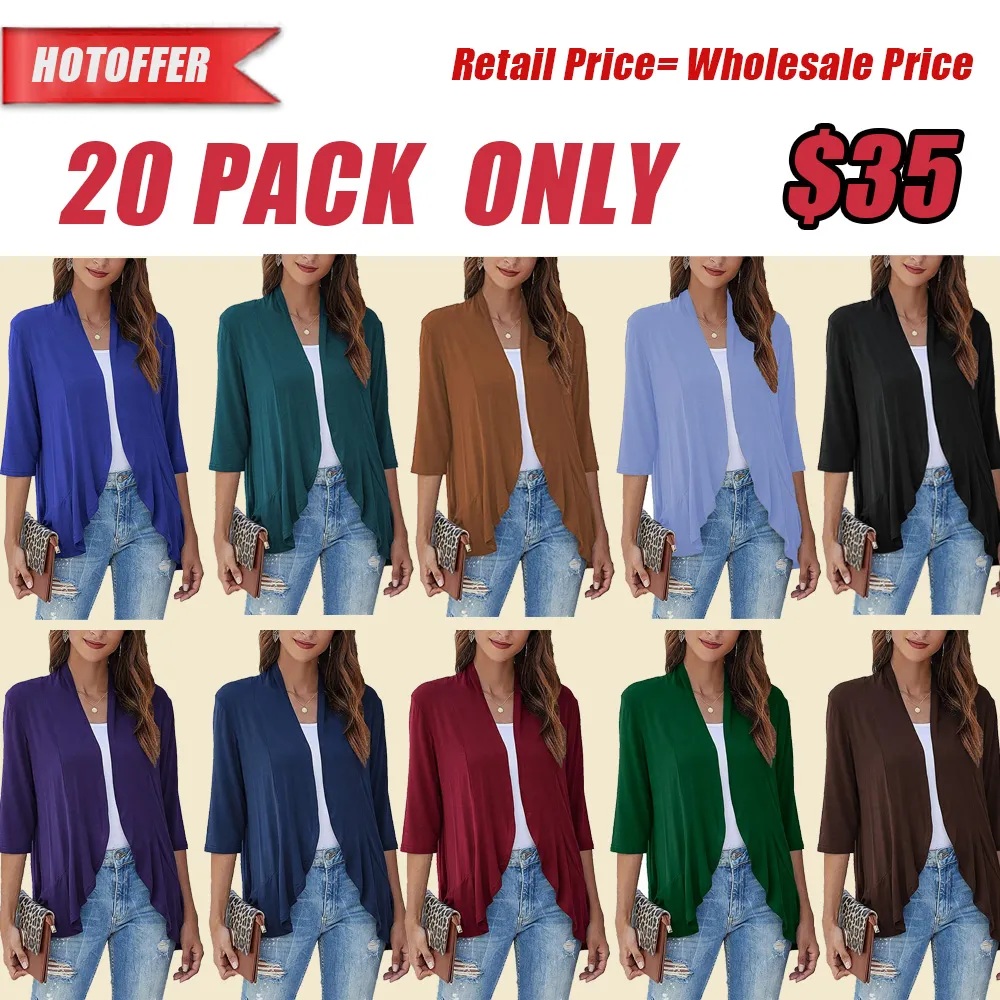 🔥Last Day ✨Women's Casual Lightweight Open Front Cardigans