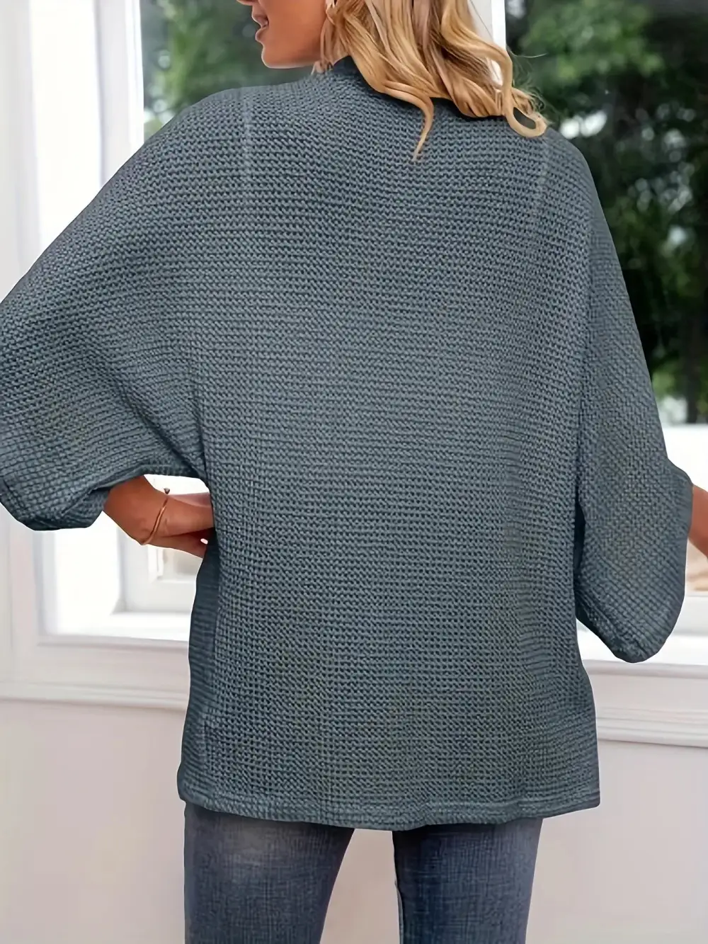 Batwing-Sleeve Oversized Cardigan