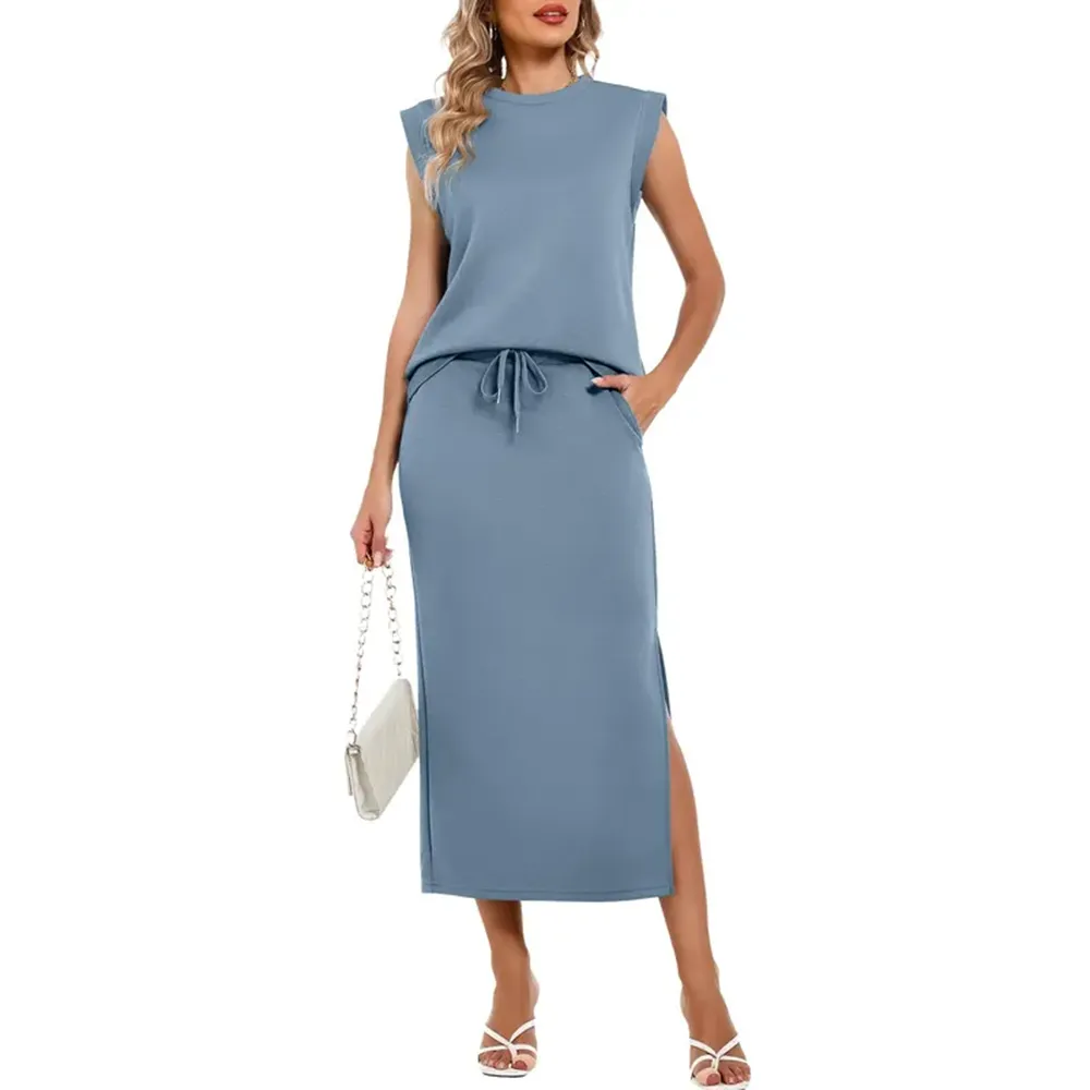 Women's 2-Piece Fitted Basic Outfits