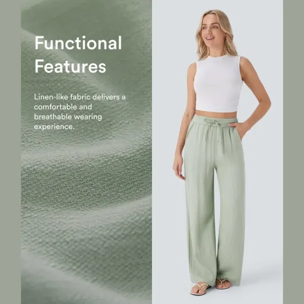 🔥Last Day: 14-Pack Only $35 🔥Women'S High-Waisted Linen Trousers