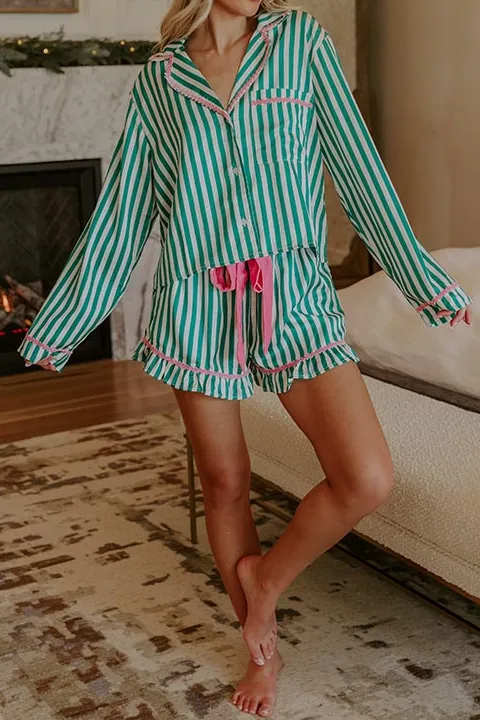 Merry And Bright Satin Pajama