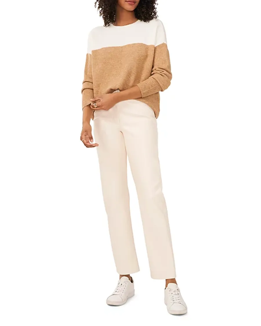 Pullover Color Blocked Sweater