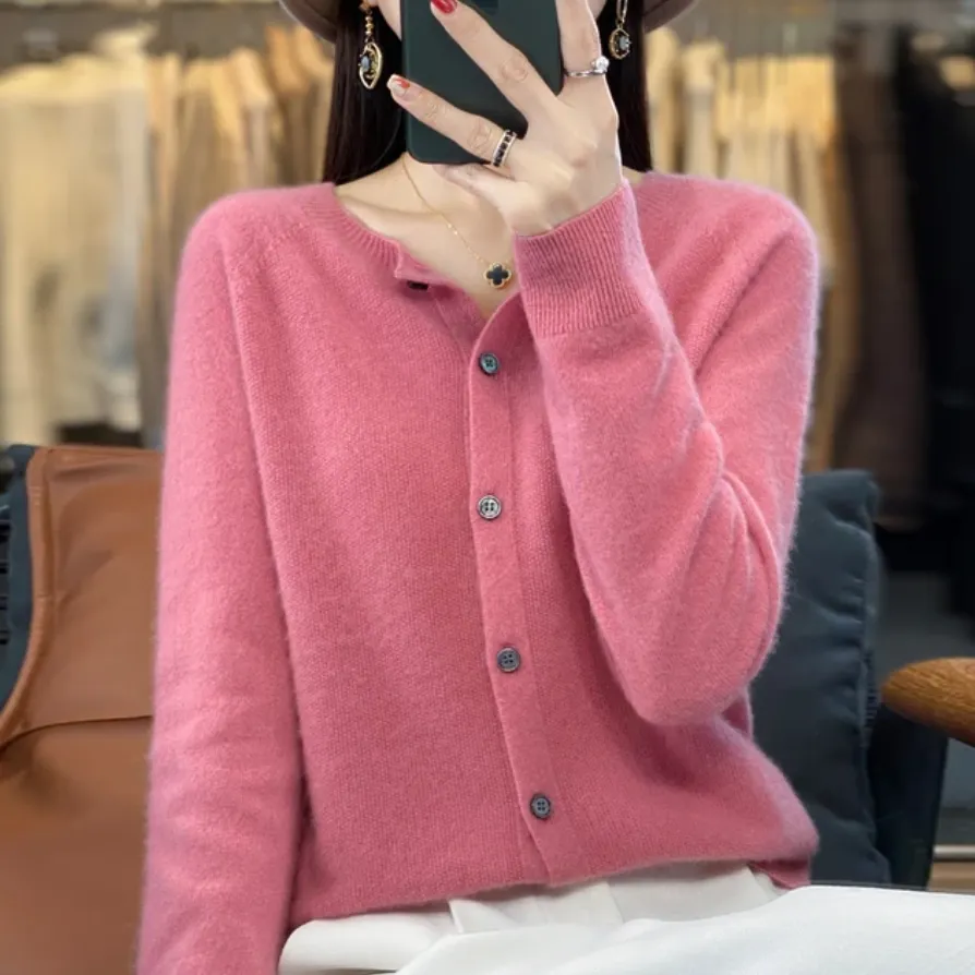 Wool Lightweight Cardigan