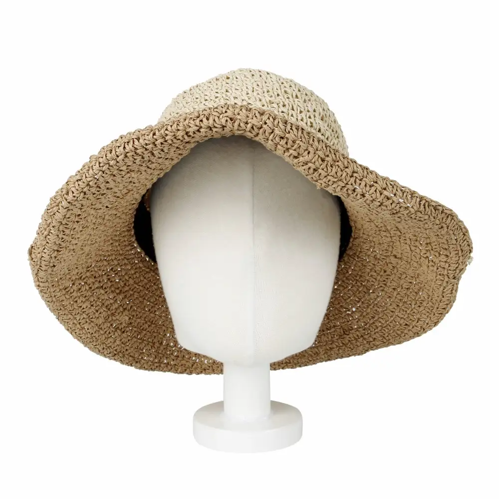 Wide Brim Floppy Straw Sun Hat