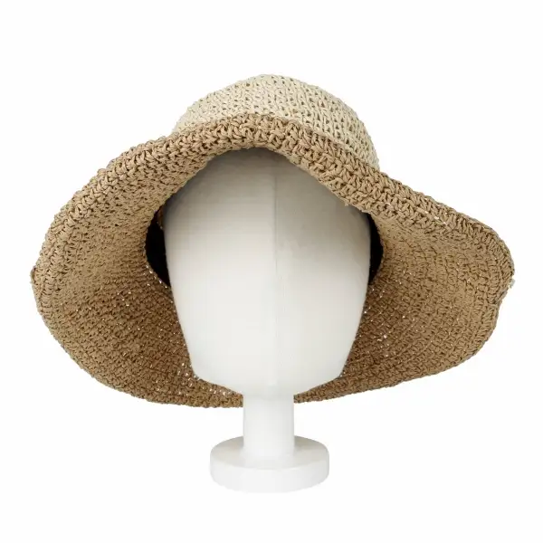 Wide Brim Floppy Straw Sun Hat