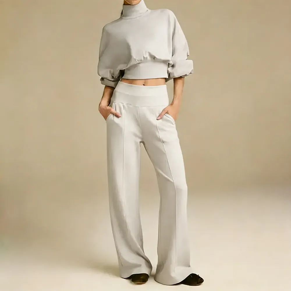 Modal Soft Warm Sweatshirt & Sweatpants Sets