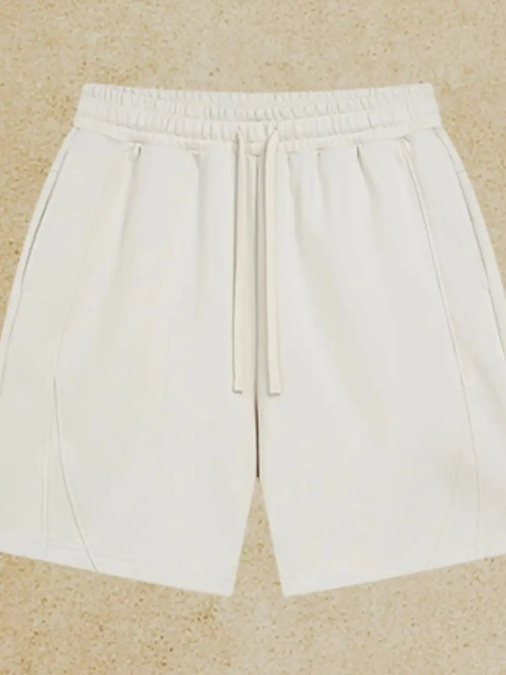 Soft Cotton Blend Easy Waist Casual Shorts