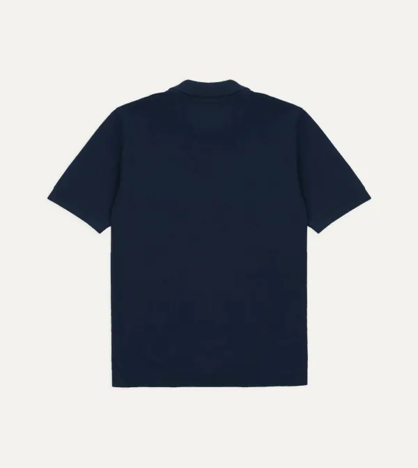 Navy Blue Classic Short Sleeve Polo Shirt