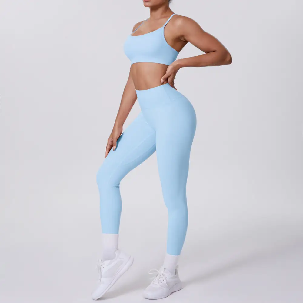 Quick-Dry Backless Two-Piece Activewear Active Set