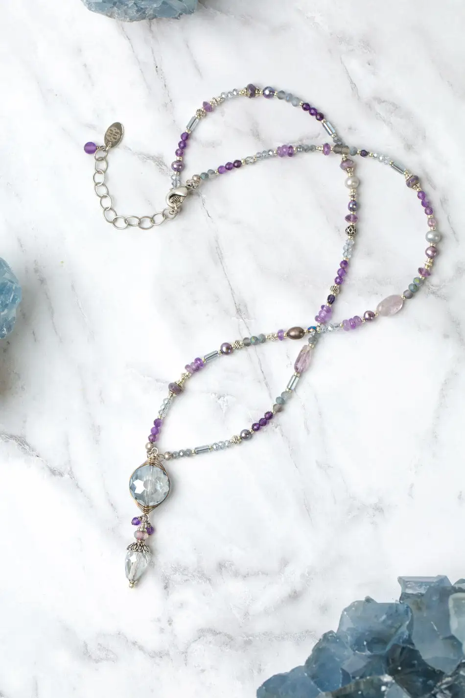 Boutique Collage Statement Necklace