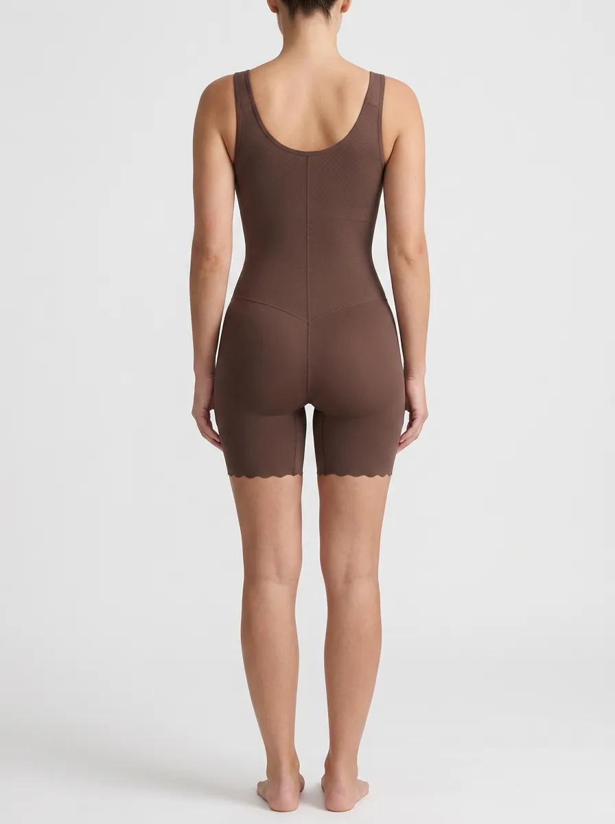 Classic Soft-Look Women's Zip-Front Shaping Bodysuit