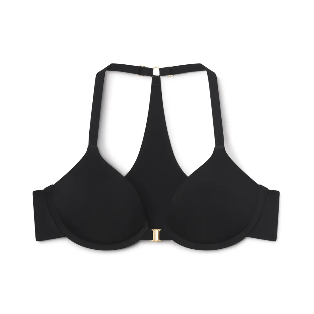 Racerback Lift Up Bra Black
