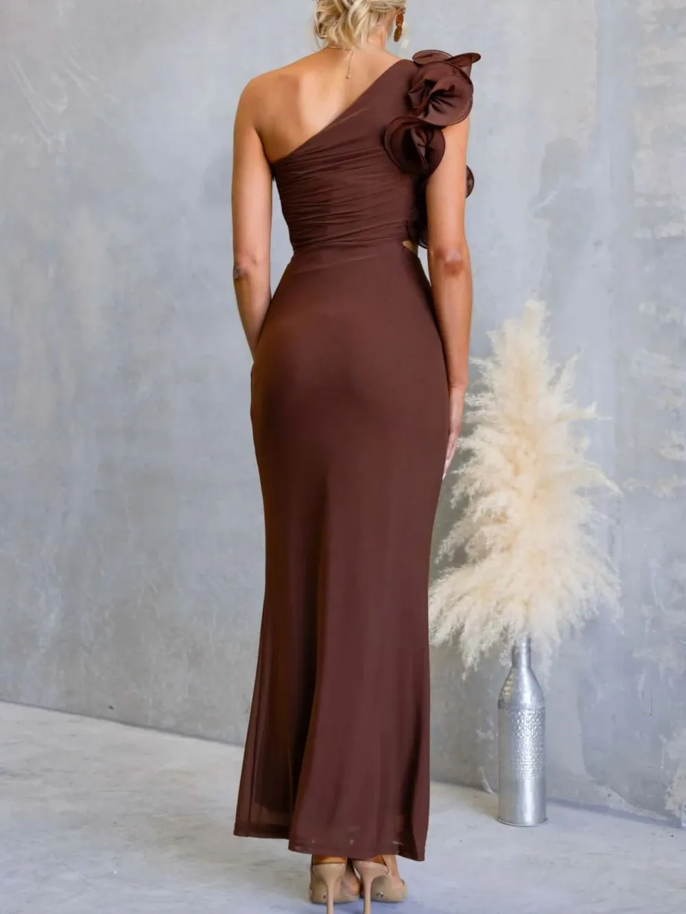 Relaxed Shape Floral Sleeveless Maxi Dress