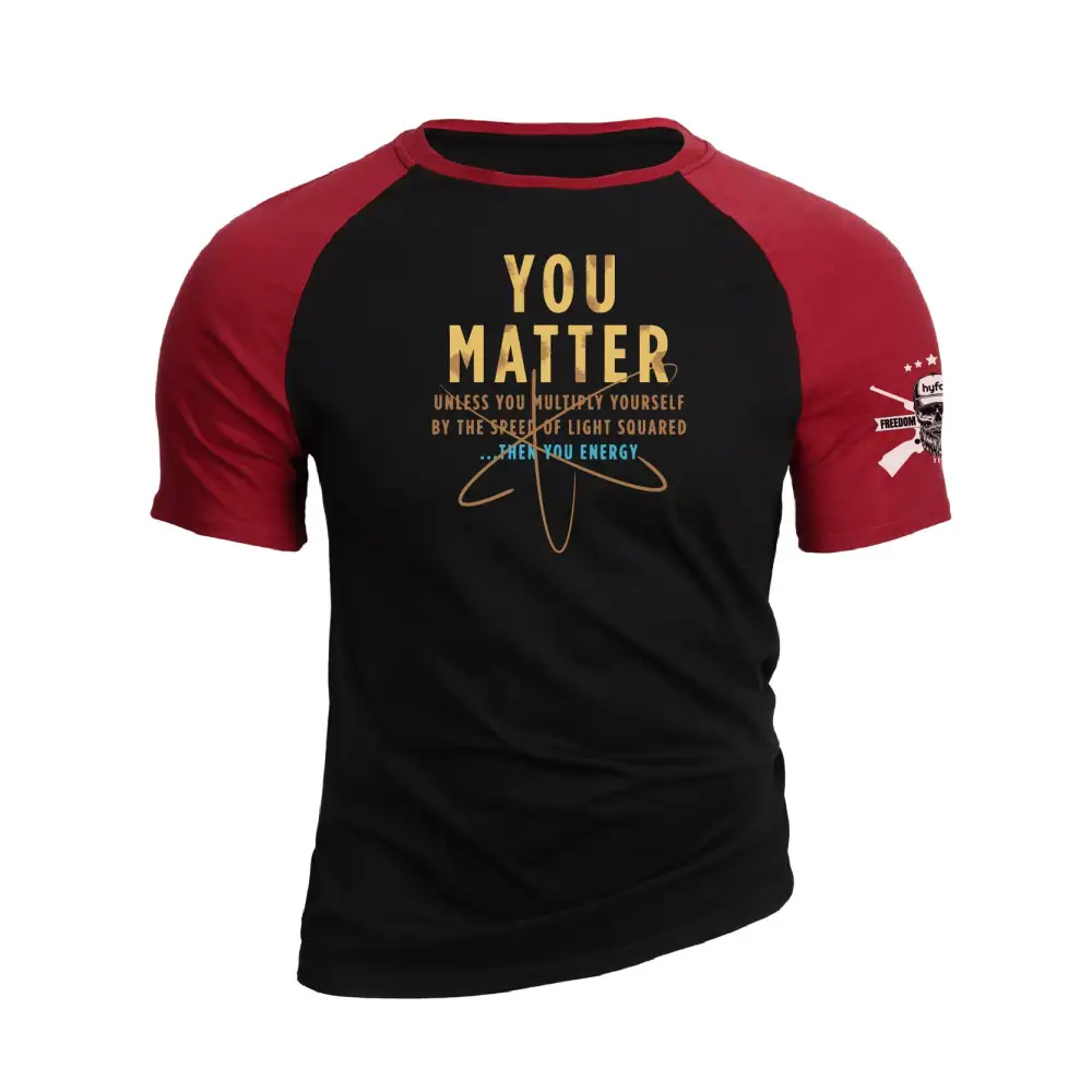 YOU MATTER RAGLAN GRAPHIC TEE