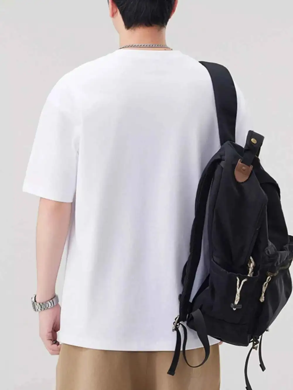 Relaxed Letter Round Neck Short Sleeve T-Shirt