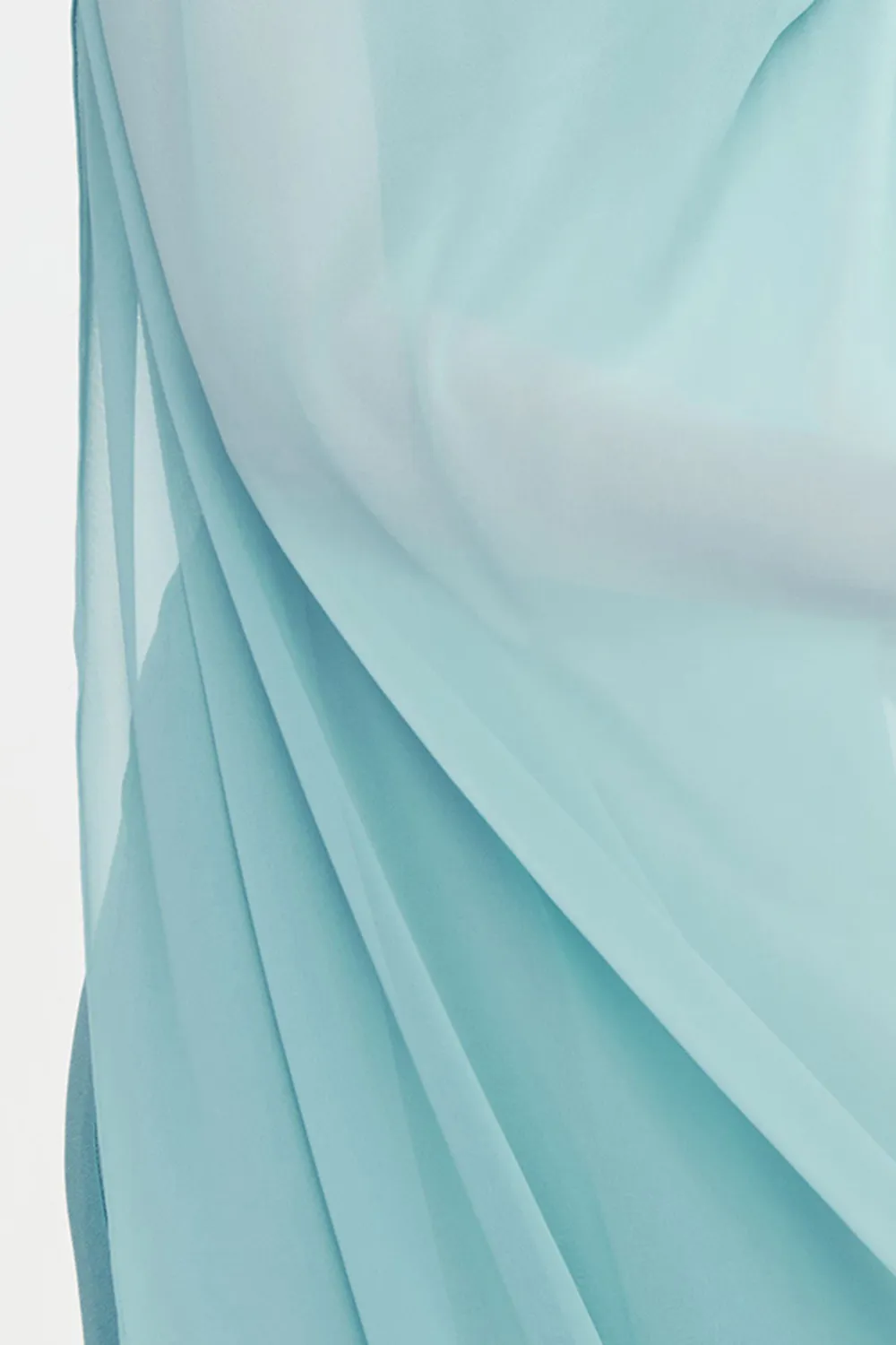 Light Blue Solid Color Shawl