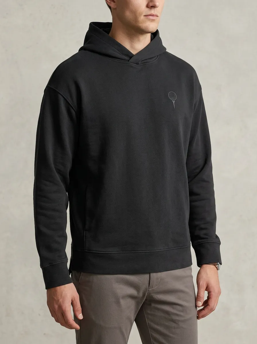 Fairway Golf-Ball Ball-On-Tee Golf Casual Hoodie