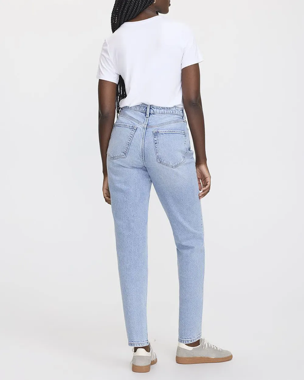 Tapered-Leg High-Rise Jean 
