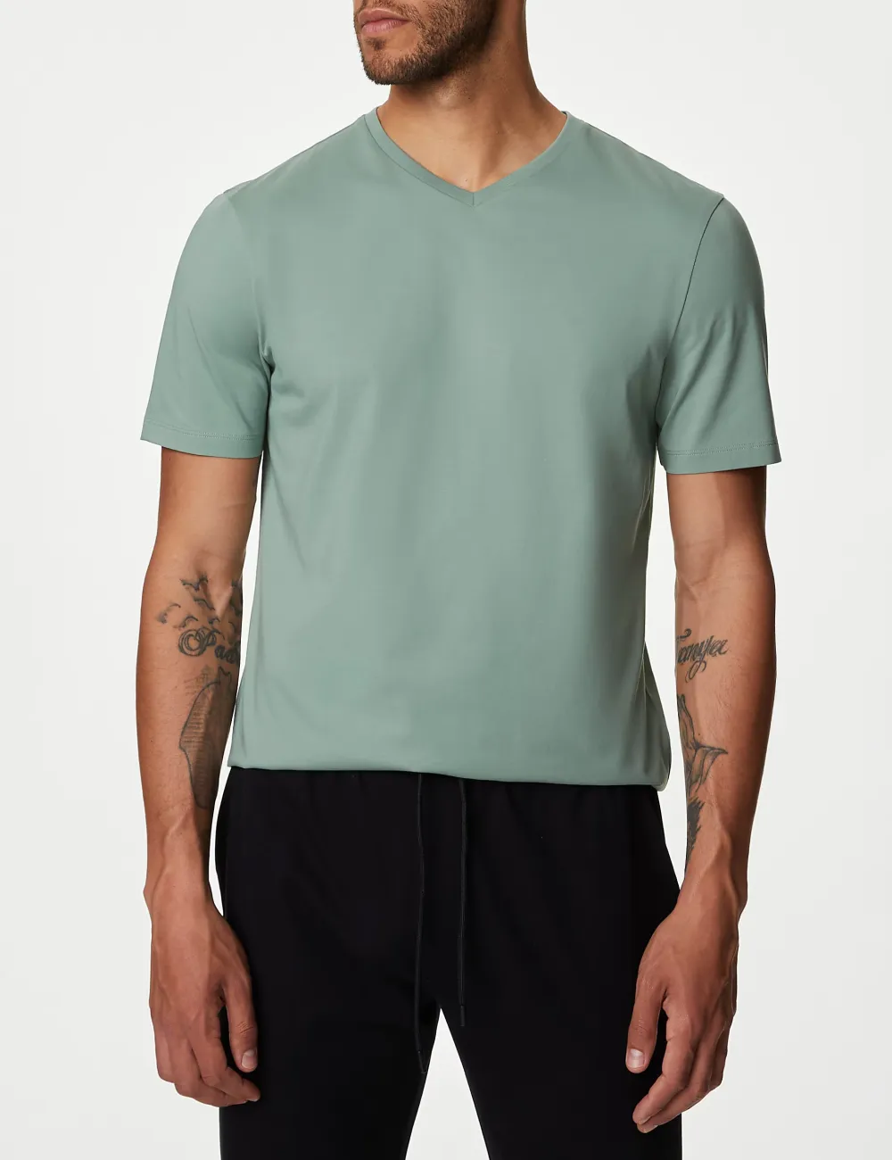 Pure Cotton V-Neck T-Shirt