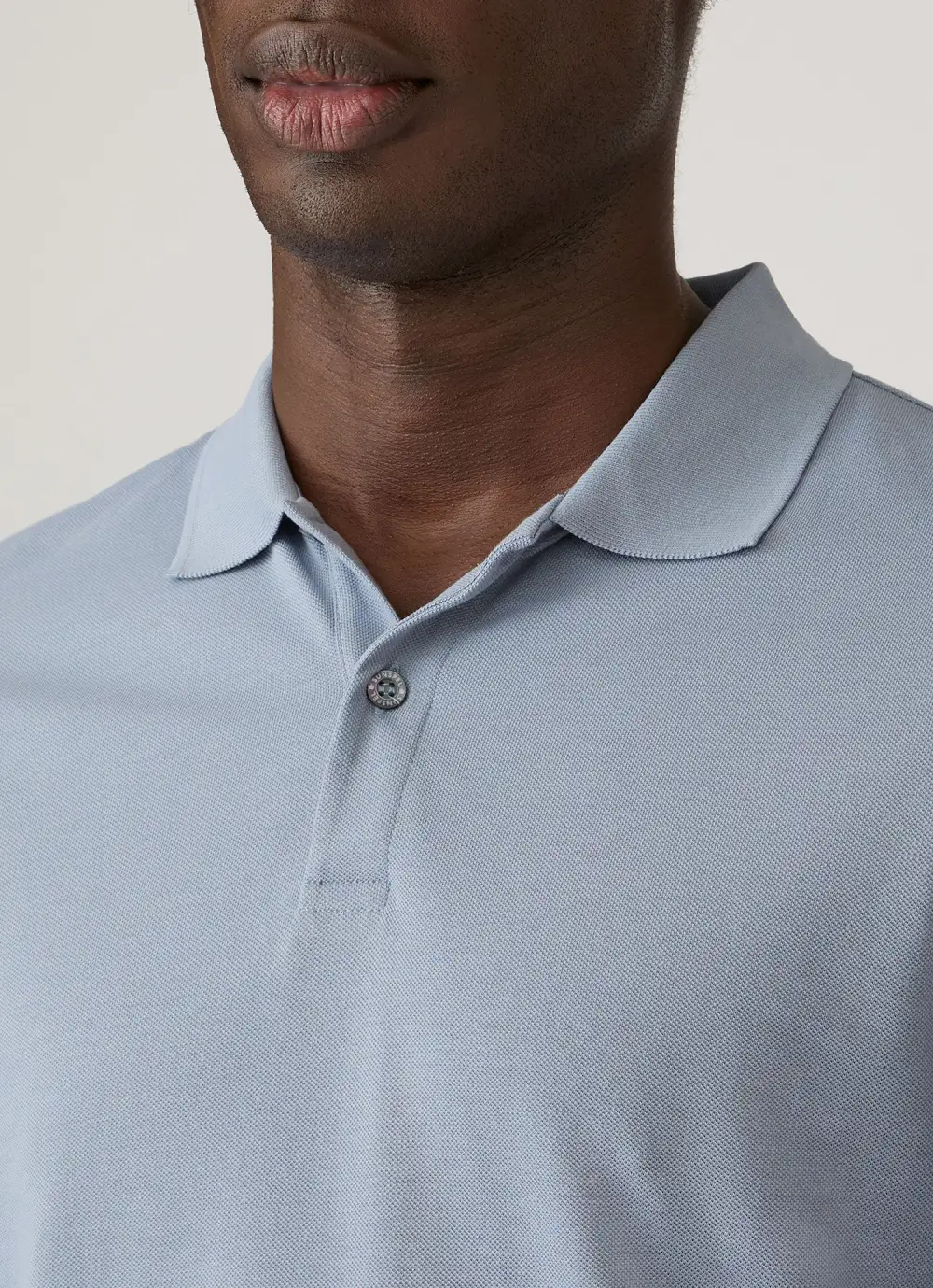 Modern Everyday Slim Fit Cotton Pique Long Sleeve Polo Shirt