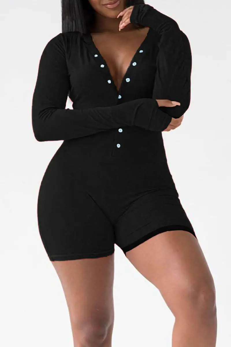 Sexy Embroidered Split Joint Buckle Hooded Collar Regular Jumpsuits