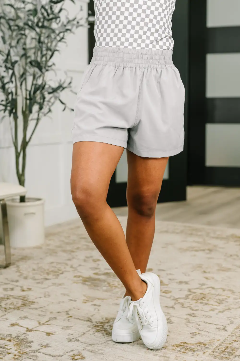 High-Waist High-Rise Shorts