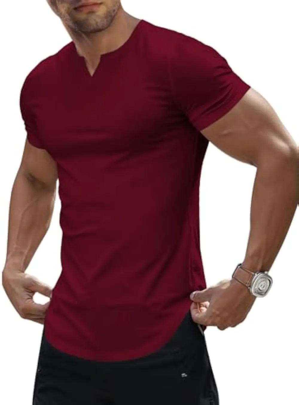 Men's V-Neck Short Sleeve T Shirt