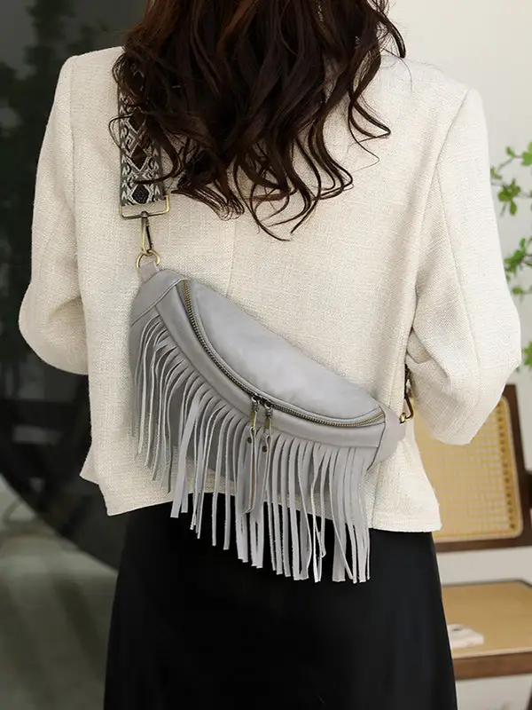 Vintage Geometric Crossbody Bag