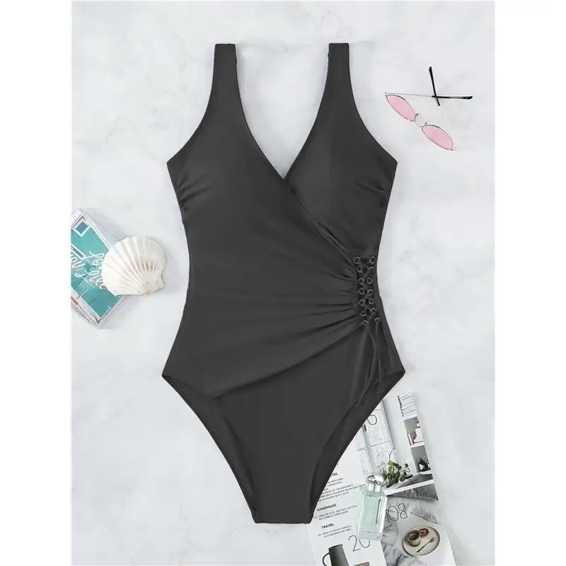 High Waist One Piece Swimsuit