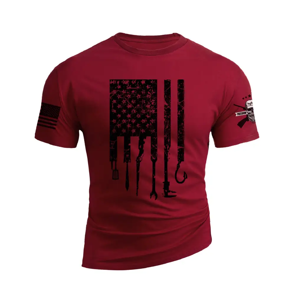 USA FLAG GRAPHIC TEE