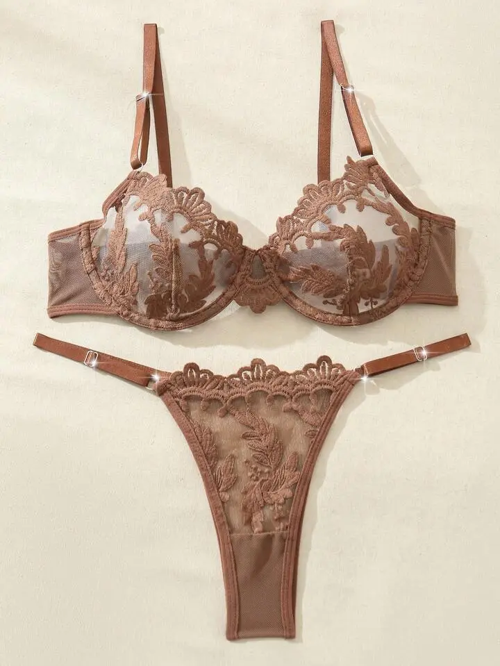 Layered Sheer Lingerie Set