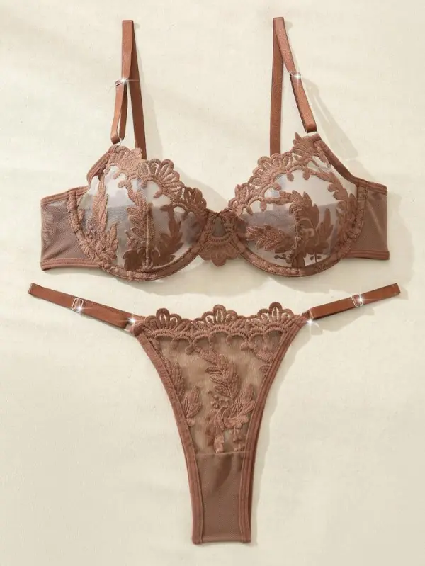 Layered Sheer Lingerie Set